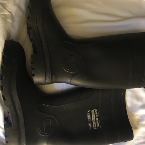 USA Made Steel Toe Shoe for Men- Black BootSize 12 main image 7